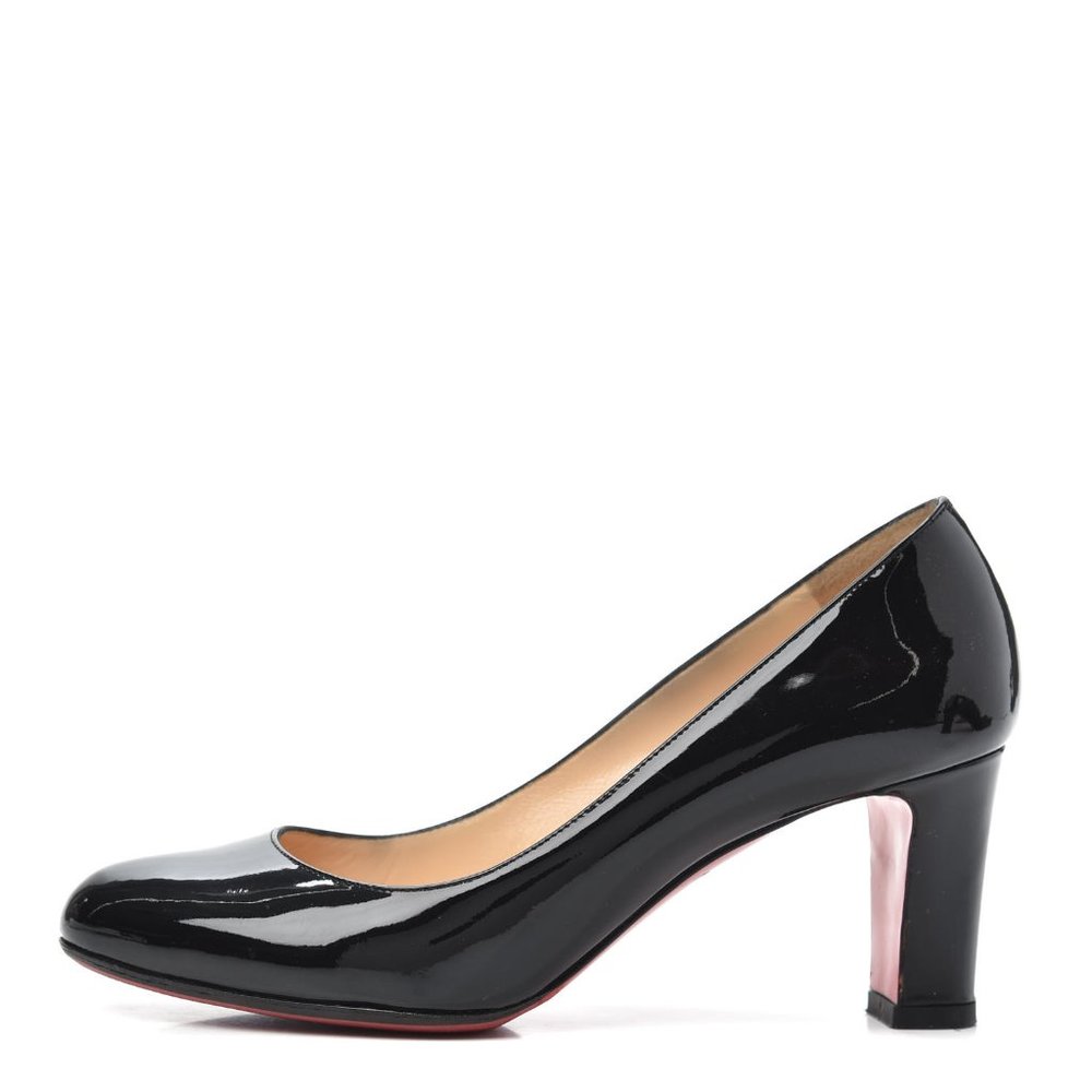 Christian Louboutin Patent Mistica Black Pumps Heels